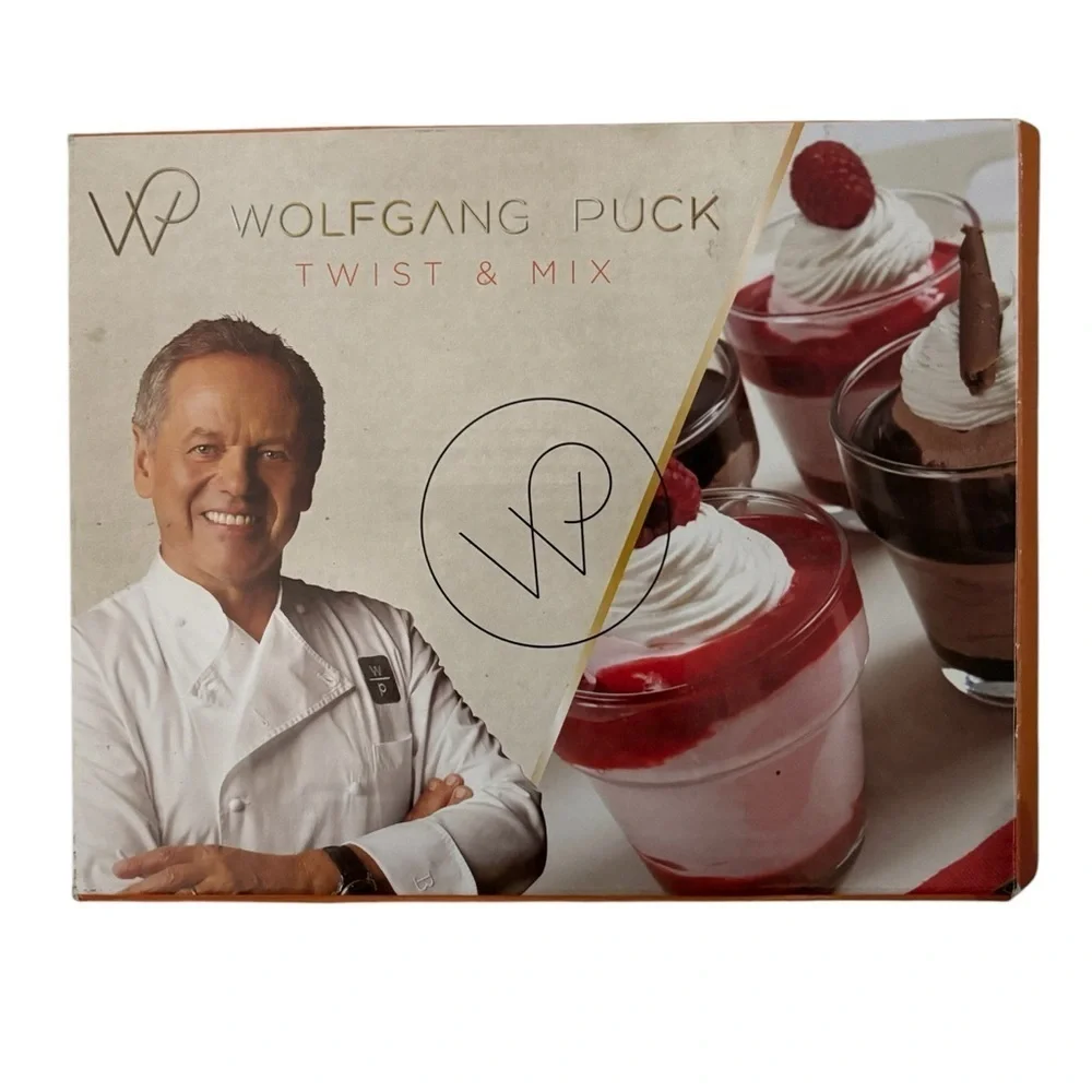 WOLFGANG PUCK TWIST & MIX RED HANDHELD MIXER (045)